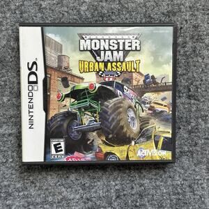 Monster Jam Urban Assault (Nintendo DS) Case Only & Instruction Manual NO Game